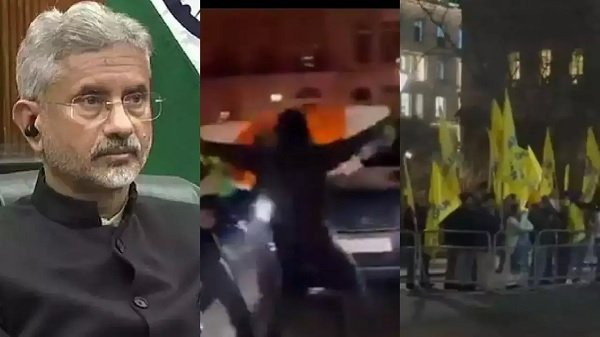 नहीं सुधर रहे खालिस्तानी, लंदन में मचाया उत्पात Khalistanis are not improving created ruckus in London - Hindi News Express