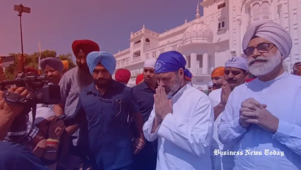 Rahul Gandhi Visited at Golden Temple Amritsar - Hindi News Express