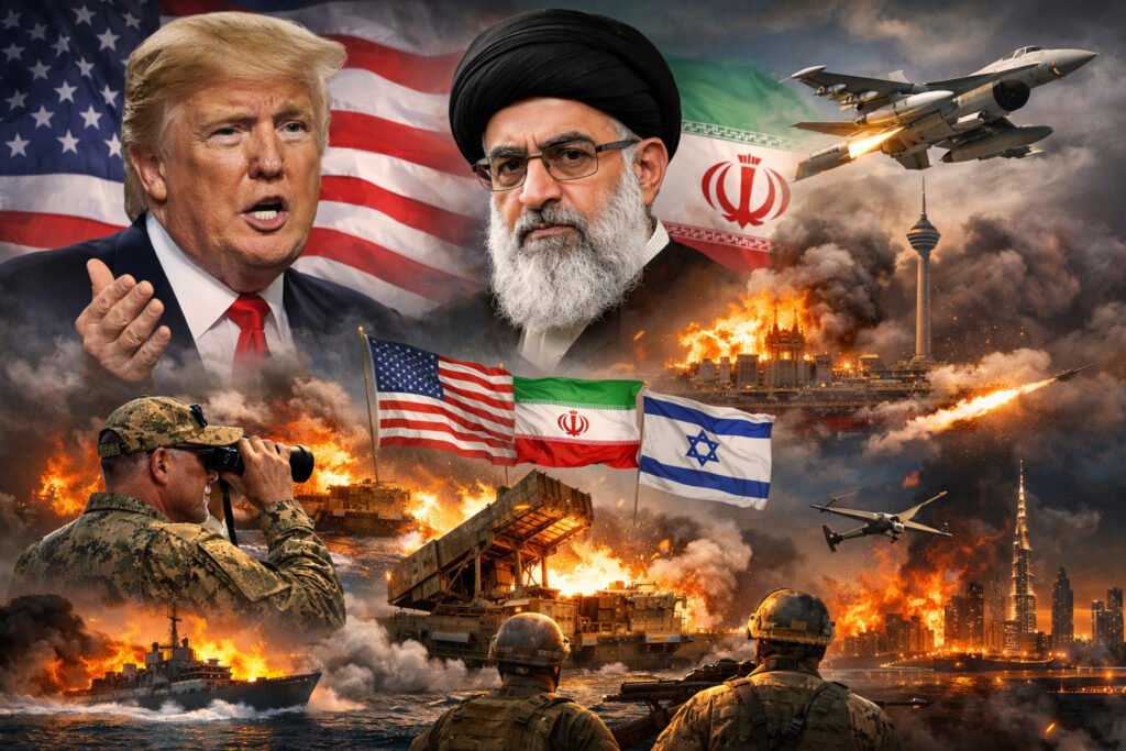 मिडिल ईस्ट में जंग तेज: डोनाल्ड ट्रंप का बयान, ईरान में नेतृत्व परिवर्तन की अटकलें 0 - Hindi News Express