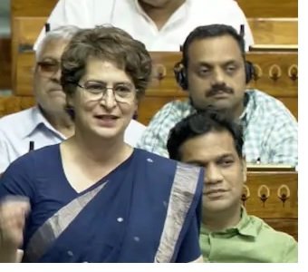 प्रियंका गांधी का लोकसभा में सरकार पर हमला: महिला आरक्षण बिल में “राजनीति की बू” प्रियंका गांधी